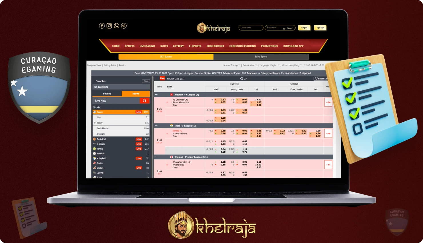 किसी भी अन्य कंपनी की तरह Khelraja के पास अपने उपयोगकर्ताओं के लिए बुनियादी शर्तें और आवश्यकताएं हैं