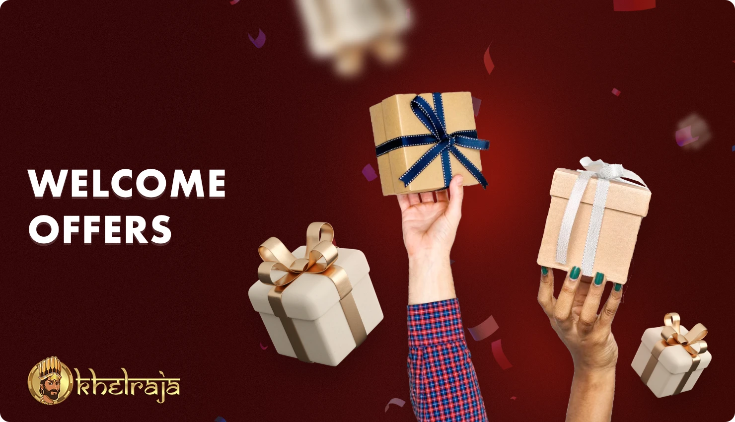 Khelraja's welcome offers apply exclusively to users from India