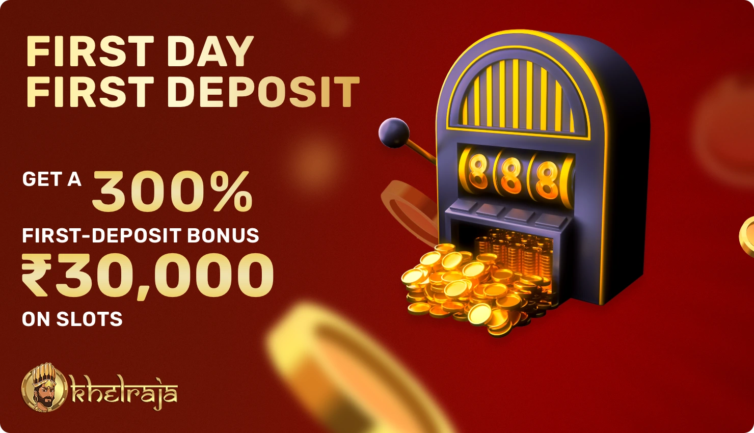 First deposit bonus for slot machines at Khelraja casino