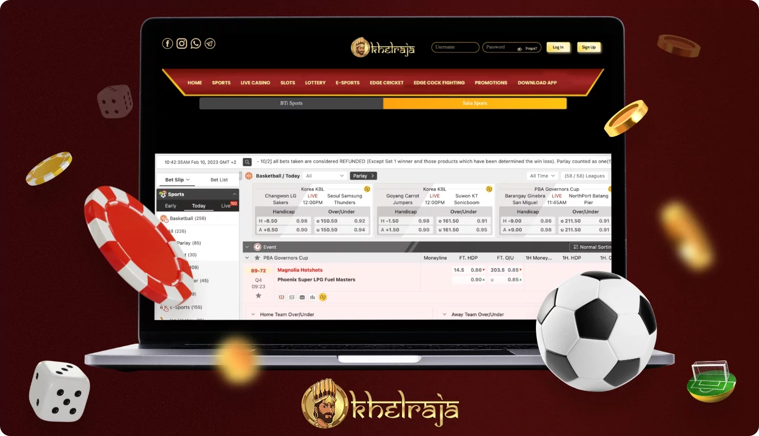 Detailed information about Khelraja for legal sports betting and casinos in India